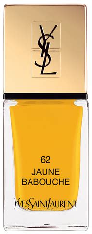 ysl la laque couture jaune babouche|ysl la laque couture.